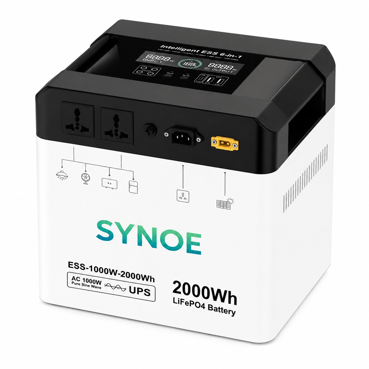 SYNOE J-1000 Portable Power Station - 2.01KWh Main image