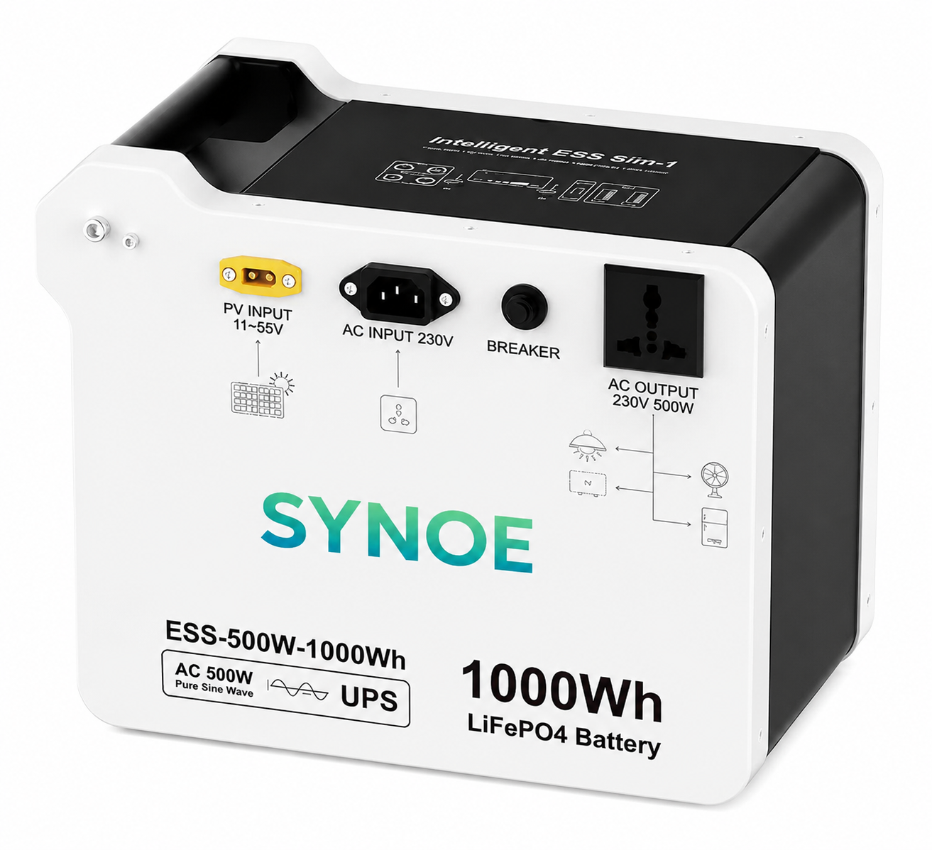 SYNOE J-500 Portable Power Station - 1.0KWh Main image
